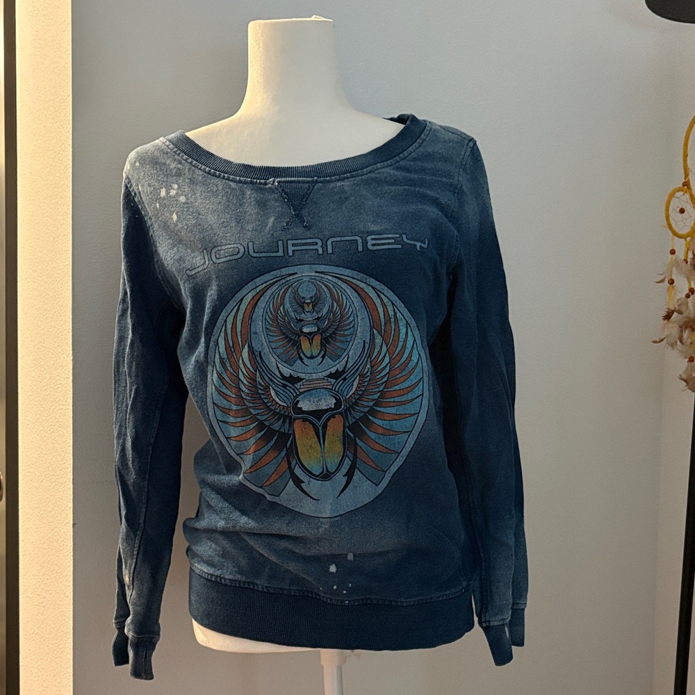 Trunk Ltd Blue Graphic Crew Neck Sweater